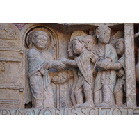 รูปถ่าย ฝรั่งเศส(France) กงก์(Conques) โบสถ์แซ็งต์-ฟัว เดอ กงก์(Abbatiale Sainte-Foy de Conques) 2018-04 100