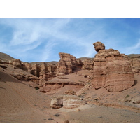 รูปถ่าย คาซัคสถาน(Kazakhstan) หุบผาชารึน(Charyn Canyon) 2007-03 158