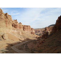 รูปถ่าย คาซัคสถาน(Kazakhstan) หุบผาชารึน(Charyn Canyon) 2007-03 179