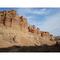 รูปถ่าย คาซัคสถาน(Kazakhstan) หุบผาชารึน(Charyn Canyon) 2007-03 119