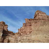 รูปถ่าย คาซัคสถาน(Kazakhstan) หุบผาชารึน(Charyn Canyon) 2007-03 85