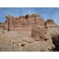 รูปถ่าย คาซัคสถาน(Kazakhstan) หุบผาชารึน(Charyn Canyon) 2007-03 171