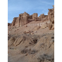 รูปถ่าย คาซัคสถาน(Kazakhstan) หุบผาชารึน(Charyn Canyon) 2007-03 65