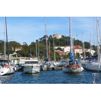 รูปถ่าย ฝรั่งเศส(France) เกาะปอร์เกอรอล(Porquerolles Island) ท่าเรือปอร์เกอรอล(Porquerolles harbour) 2008-05 26