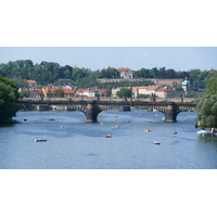รูปถ่าย สาธารณรัฐเช็ก(Czech Republic) ปราก(Prague) แม่น้ำวัลตาวา(Vltava river) 2007-07 19