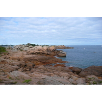 รูปถ่าย ฝรั่งเศส(France) แปร์รอส-กีแรก(Perros Guirec) หิน  แกรนิตชมพู (Cote de granite rose) 2007-08 4