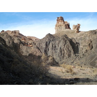 รูปถ่าย คาซัคสถาน(Kazakhstan) หุบผาชารึน(Charyn Canyon) 2007-03 240