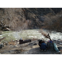 รูปถ่าย คาซัคสถาน(Kazakhstan) หุบผาชารึน(Charyn Canyon) 2007-03 10