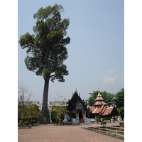 รูปถ่าย ไทย(Thailand) เชียงใหม่(Chiang Mai) ข้างในคุเมืองเชียงใหม่(Inside Canal) วัดเจดีย์หลวงวรวิหาร(Wat Chediluang Varaviharn temple) 2006-04 1