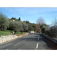 รูปถ่าย ฝรั่งเศส(France) เฟรนช์ริวิเอรา(French Riviera) ถนนจากวองซ์ไปแซ็ง-ฌาเน(Vence to St. Jeannet Road) 2006-12 14