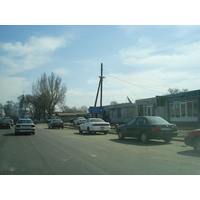 รูปถ่าย คาซัคสถาน(Kazakhstan) ถนนจากอัลมาตีไปหุบผาชารึน(Almaty to Charyn Canyon road) 2007-03 2