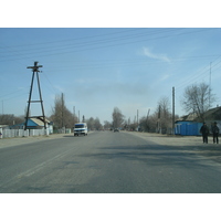 รูปถ่าย คาซัคสถาน(Kazakhstan) ถนนจากอัลมาตีไปหุบผาชารึน(Almaty to Charyn Canyon road) 2007-03 38