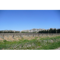 รูปถ่าย ฝรั่งเศส(France) โพรว็องส์(Provence) ถนนจากมูรีแยสไปโบเดอโพรว็องส์(Mouries to Baux de Provence road) 2008-04 6
