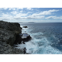 รูปถ่าย นิวแคลิโดเนีย(New Caledonia) เกาะลีฟู(Lifou) หน้าผาโซเดร(Xodre Cliffs) 2010-05 17