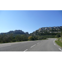 รูปถ่าย ฝรั่งเศส(France) โพรว็องส์(Provence) ถนนจากมูรีแยสไปโบเดอโพรว็องส์(Mouries to Baux de Provence road) 2008-04 9