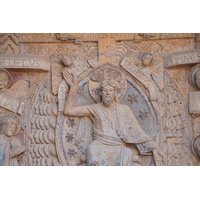 รูปถ่าย ฝรั่งเศส(France) กงก์(Conques) โบสถ์แซ็งต์-ฟัว เดอ กงก์(Abbatiale Sainte-Foy de Conques) 2018-04 28