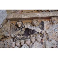 รูปถ่าย ฝรั่งเศส(France) กงก์(Conques) โบสถ์แซ็งต์-ฟัว เดอ กงก์(Abbatiale Sainte-Foy de Conques) 2018-04 1