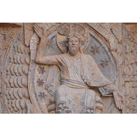 รูปถ่าย ฝรั่งเศส(France) กงก์(Conques) โบสถ์แซ็งต์-ฟัว เดอ กงก์(Abbatiale Sainte-Foy de Conques) 2018-04 7