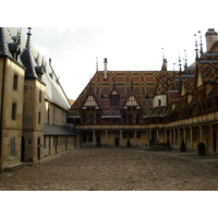 รูปถ่าย ฝรั่งเศส(France) โบนเนอ(Beaune) โรงพยาบาลเก่าโบน (ออสปิสเดอโบน)(Hospices de Beaune) 2007-01 1