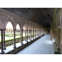 รูปถ่าย ฝรั่งเศส(France) มงแซ็งมีแชล(Mont St Michel) ระเบียงคดแอบบีมงแซ็งมีแชล(Mont St Michel Abbey Cloister) 2010-04 27