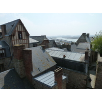 รูปถ่าย ฝรั่งเศส(France) มงแซ็งมีแชล(Mont St Michel) หมู่บ้านมงแซ็งมีแชล(Mont St Michel Village) 2010-04 28