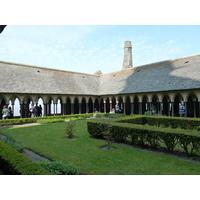 รูปถ่าย ฝรั่งเศส(France) มงแซ็งมีแชล(Mont St Michel) ระเบียงคดแอบบีมงแซ็งมีแชล(Mont St Michel Abbey Cloister) 2010-04 59