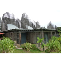 รูปถ่าย นิวแคลิโดเนีย(New Caledonia) ศูนย์วัฒนธรรมฌีบาอู(Tjibaou Cultural Centre) 2010-05 19