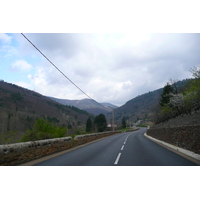 รูปถ่าย ฝรั่งเศส(France) เทือกเขาเซแวน(Cevennes Mountains) ถนนจากโกกูแรสไปฟลอรัก(Cocures to Florac road) 2008-04 5