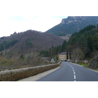 รูปถ่าย ฝรั่งเศส(France) เทือกเขาเซแวน(Cevennes Mountains) ถนนจากโกกูแรสไปฟลอรัก(Cocures to Florac road) 2008-04 1
