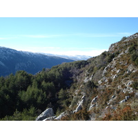 รูปถ่าย ฝรั่งเศส(France) ถนนจากกูร์เซกูลไปเกรโอลีแยร์-เล-เนจ(Coursegoule to Greolieres les neiges road) 2007-01 37