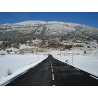 รูปถ่าย ฝรั่งเศส(France) ถนนจากกูร์เซกูลไปเกรโอลีแยร์-เล-เนจ(Coursegoule to Greolieres les neiges road) 2007-01 78
