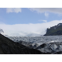 รูปถ่าย ไอซ์แลนด์(Iceland) สกาตาเฟลส์โจกูล(Skaftafellsjokull) 2003-06 27