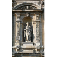 รูปถ่าย ฝรั่งเศส(France) ปารีส(Paris) ลูฟว์(Louvre) ด้านหน้าพระราชวังลูฟวร์ริมแม่น้ำ(Riverside facade of Louvre) 2007-07 12