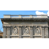 รูปถ่าย ฝรั่งเศส(France) ปารีส(Paris) ลูฟว์(Louvre) ด้านหน้าพระราชวังลูฟวร์ริมแม่น้ำ(Riverside facade of Louvre) 2007-07 36