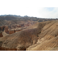 รูปถ่าย คาซัคสถาน(Kazakhstan) หุบผาชารึน(Charyn Canyon) 2007-03 219