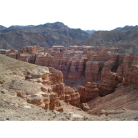 รูปถ่าย คาซัคสถาน(Kazakhstan) หุบผาชารึน(Charyn Canyon) 2007-03 227
