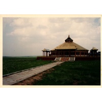 รูปถ่าย จีน(China) ออร์ดอส(Ordos) สุสานเจงกิสข่าน(Genghis Khan Mausoleum) 1994-07 3