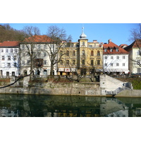 รูปถ่าย สโลวีเนีย(Slovenia) ลีอูบลีอานา(Ljubljana) เมืองเก่า(Historic Centre) 2008-01 46