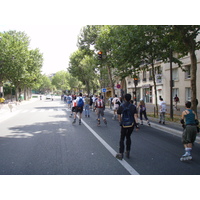 รูปถ่าย ฝรั่งเศส(France) ปารีส(Paris) เล่นสเก็ตในปารีส(Randonnee Roller et Coquillages) 2007-07 28