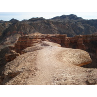 รูปถ่าย คาซัคสถาน(Kazakhstan) หุบผาชารึน(Charyn Canyon) 2007-03 96