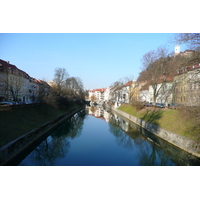 รูปถ่าย สโลวีเนีย(Slovenia) ลีอูบลีอานา(Ljubljana) เมืองเก่า(Historic Centre) 2008-01 12
