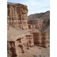 รูปถ่าย คาซัคสถาน(Kazakhstan) หุบผาชารึน(Charyn Canyon) 2007-03 125