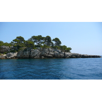 รูปถ่าย ฝรั่งเศส(France) แหลมอ็องตีบ(Cap d'Antibes) อ่าวลาร์ฌ็องโฟ(Anse de l'Argent Faux) 2007-07 17