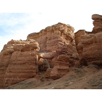 รูปถ่าย คาซัคสถาน(Kazakhstan) หุบผาชารึน(Charyn Canyon) 2007-03 112