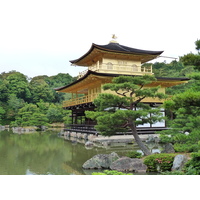 รูปถ่าย ญี่ปุ่น(Japan) เกียวโต(Kyoto) วัดคินกะกุจิ (ศาลาทอง)(Kinkakuji Temple(Golden Pavilion)) 2010-06 25