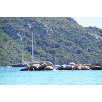 รูปถ่าย ฝรั่งเศส(France) คอร์สิคา(Corsica) หาดซันตาจูเลีย(Santa Giulia Beach) 2017-07 24