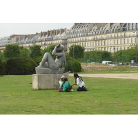 รูปถ่าย ฝรั่งเศส(France) ปารีส(Paris) สวนการูแซลแห่งลูฟวร์(Louvre Carrousel Garden) 2007-05 11