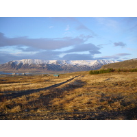รูปถ่าย ไอซ์แลนด์(Iceland) ถนนหมายเลข 39 ไปเรคยาวิก(Road 39 to Reykjavik) 2003-03 24